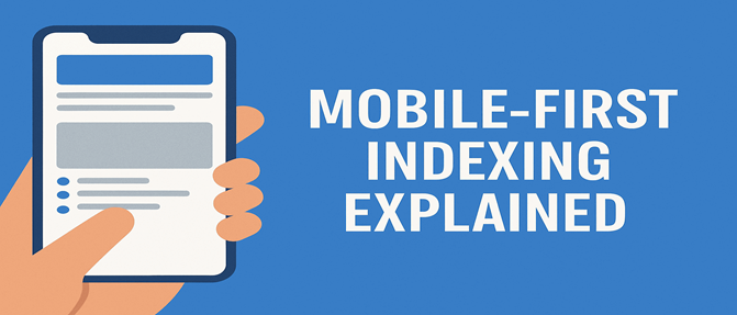 Mobile first indexing